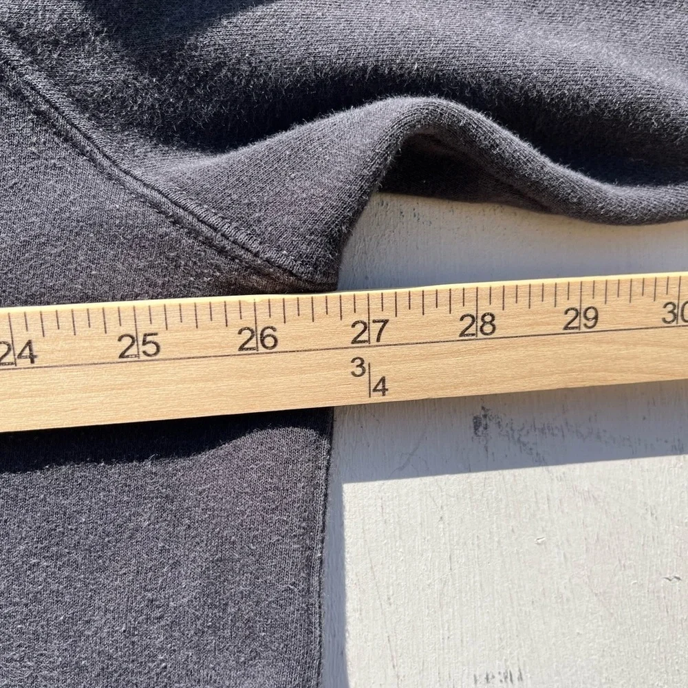 Men's Nike Hoodie Black Swish Logo 2XL Pocket Pullover Cotton Streetwear Active - Picture 10 of 12